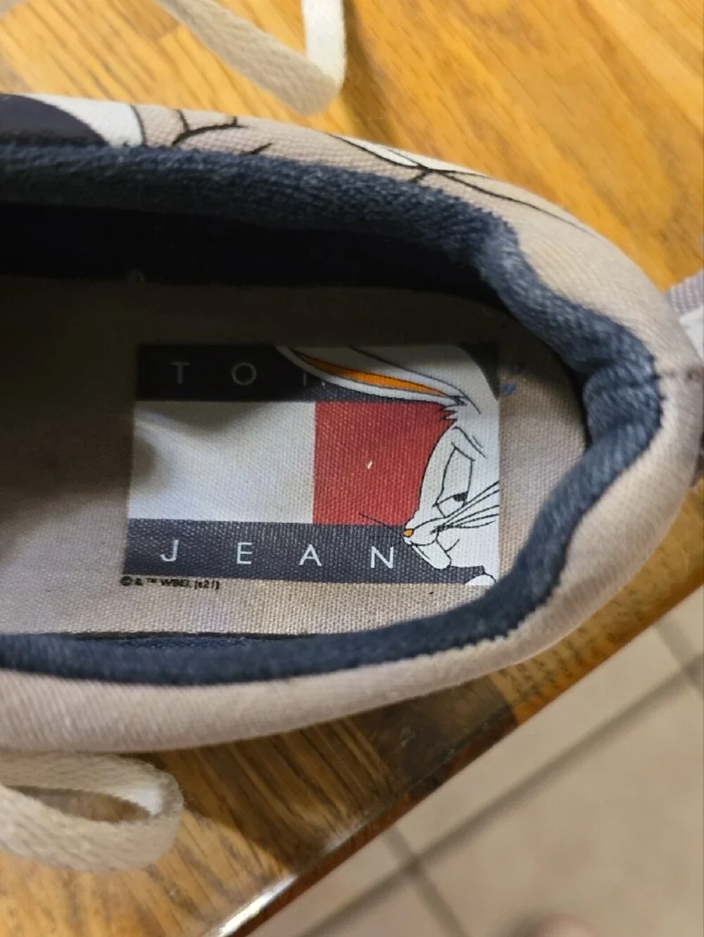Tommy Hilfiger Kids Navy Red White Low-Top Canvas Sneakers